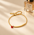 Little Red Heart Bracelet