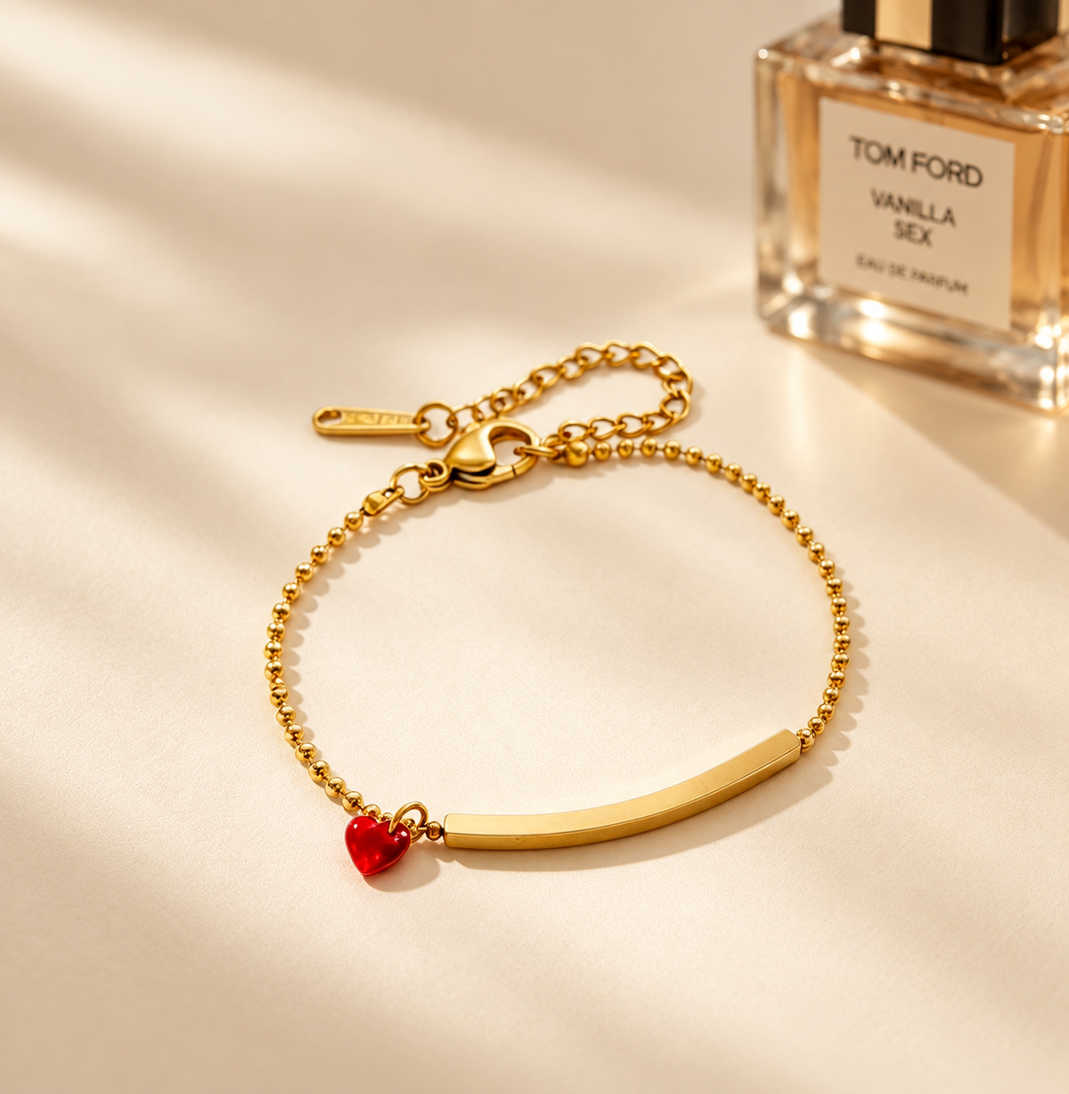 Little Red Heart Bracelet