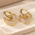 Eternal Spark Heart Earrings