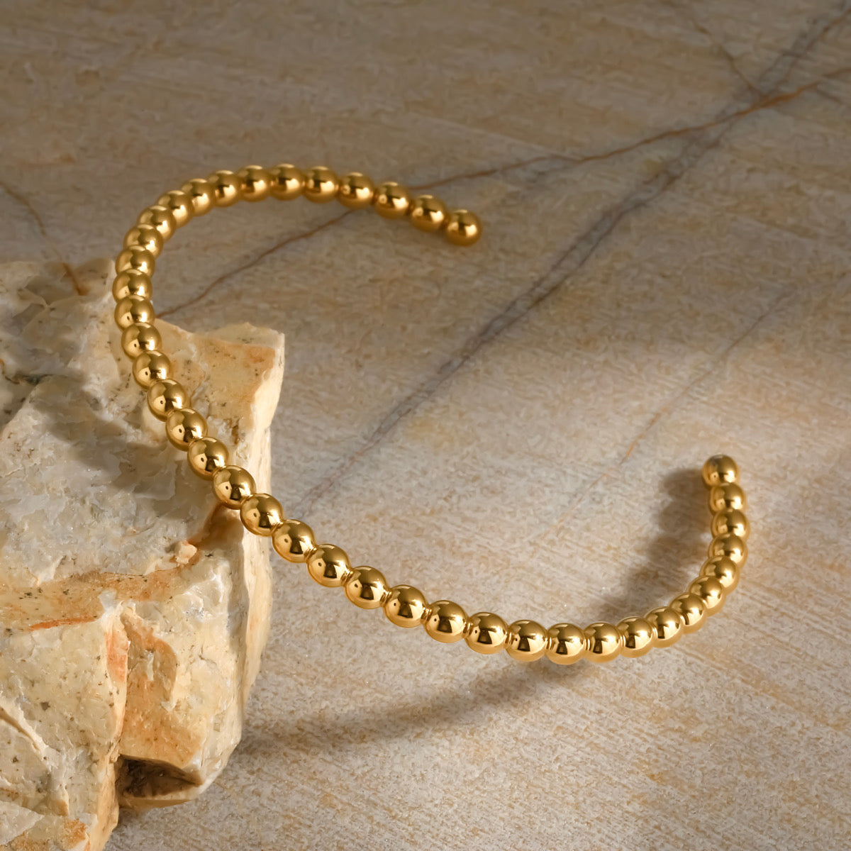 Golden Bead Cuff