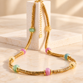 Pastel Gemstone Necklace