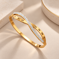 Infinity Roman Crystal Bangle