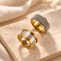 Mixed Metal Luxe Rings (set of two)