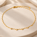 Golden Wave Crystal Necklace