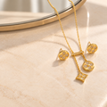 Golden Clover Jewelry Set