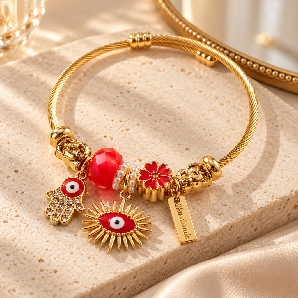 Lucky Charm Evil Eye Bracelet