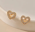 Amour Sparkle Heart Huggies