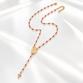 Scarlet Grace Rosary Necklace