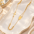 Golden Grace Rosary Necklace