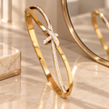 Crystal Knot Bangle
