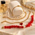 Coral Love Bracelet Set