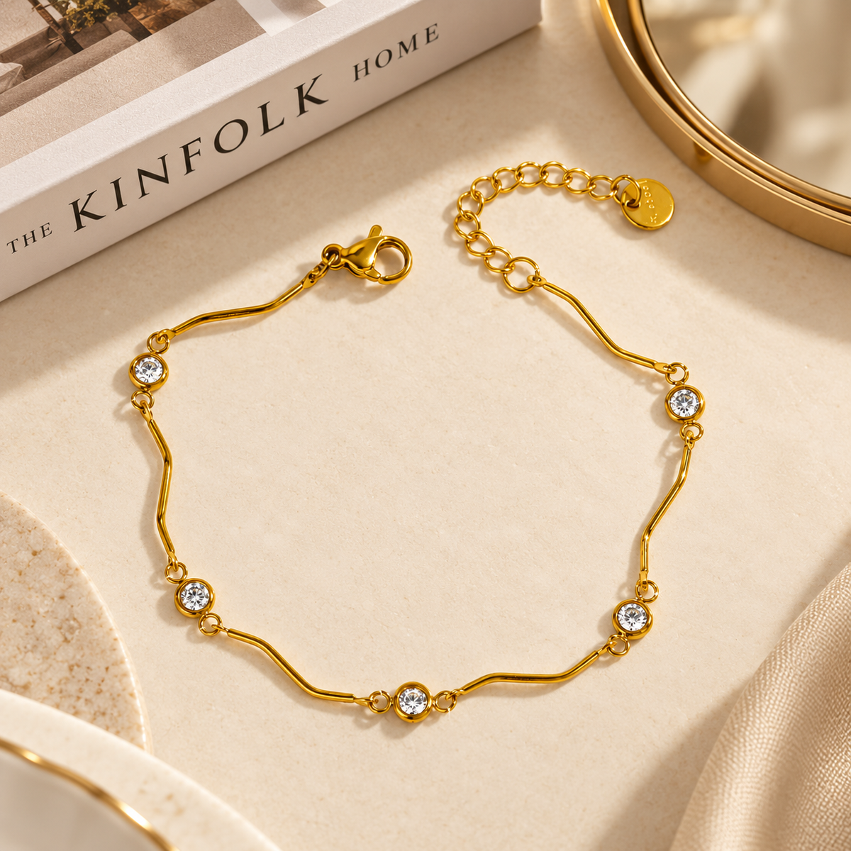 Crystal Wave Bracelet
