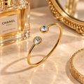 Crystal Glow Open Ring