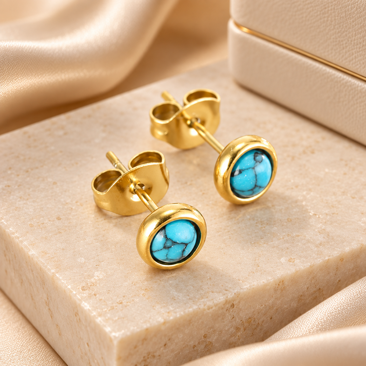 Turquoise Stud Earrings