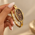 Mocha Gold Bangle Watch