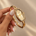 Champagne Gold Bangle Watch