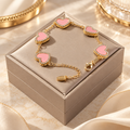 Blush Heart Sparkle Bracelet