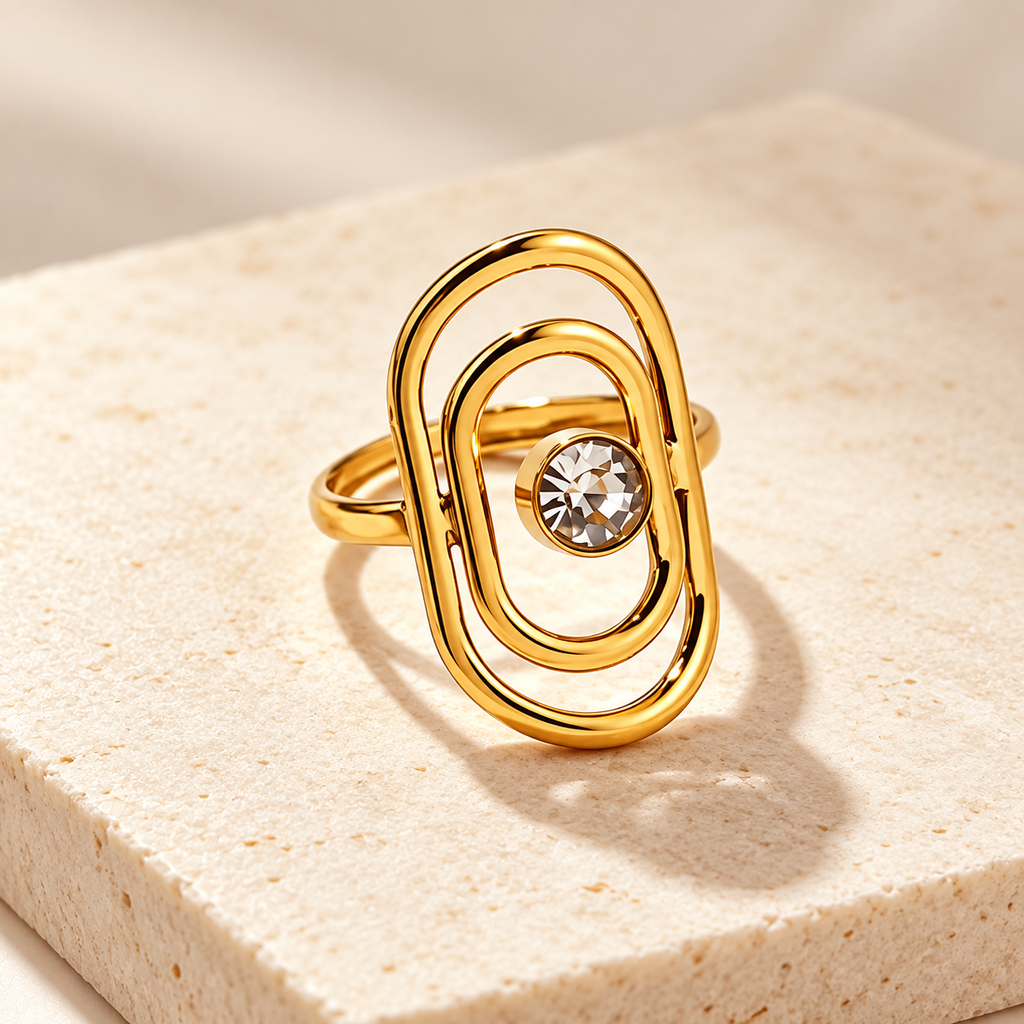 Crystal Orbit Ring