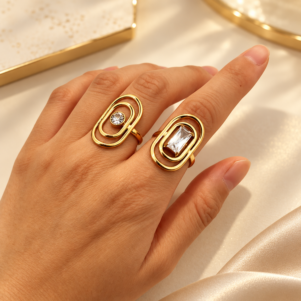 Crystal Orbit Ring
