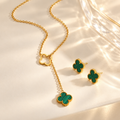 Emerald Clover Drop Set