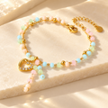 Pastel Heart Charm Bracelet