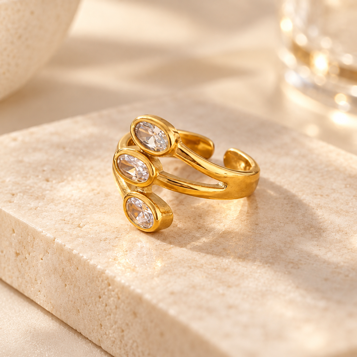Trinity Glow Ring