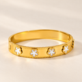 Ivory Clover Luxe Bangle