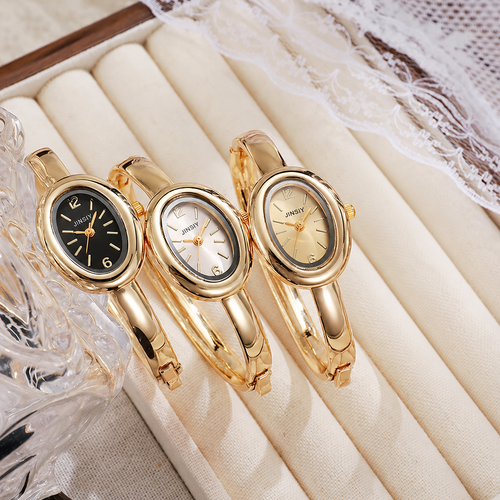 Black Gold Bangle Watch